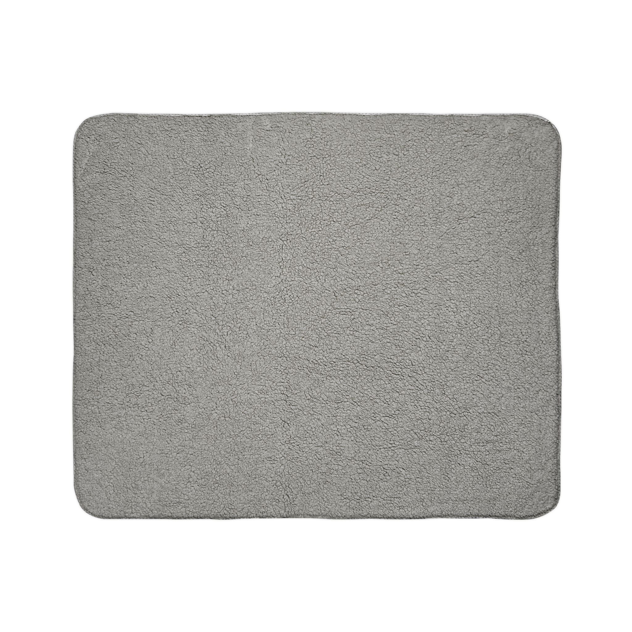 Green Striped Fleece Sherpa Blanket — Cozy Plush Throw for Home & Gifts