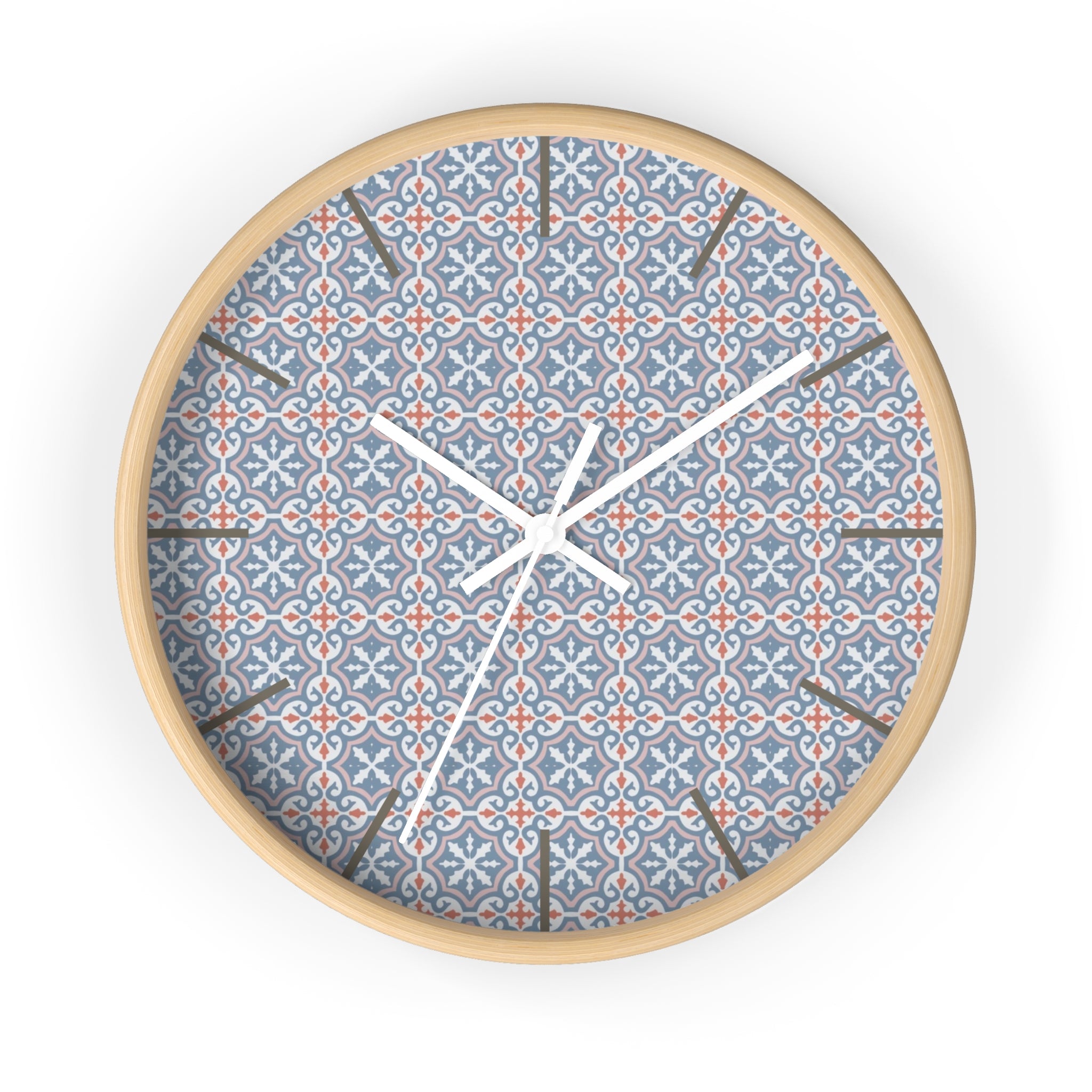 Habana Tile Wall Clock — Cuban Heritage Design