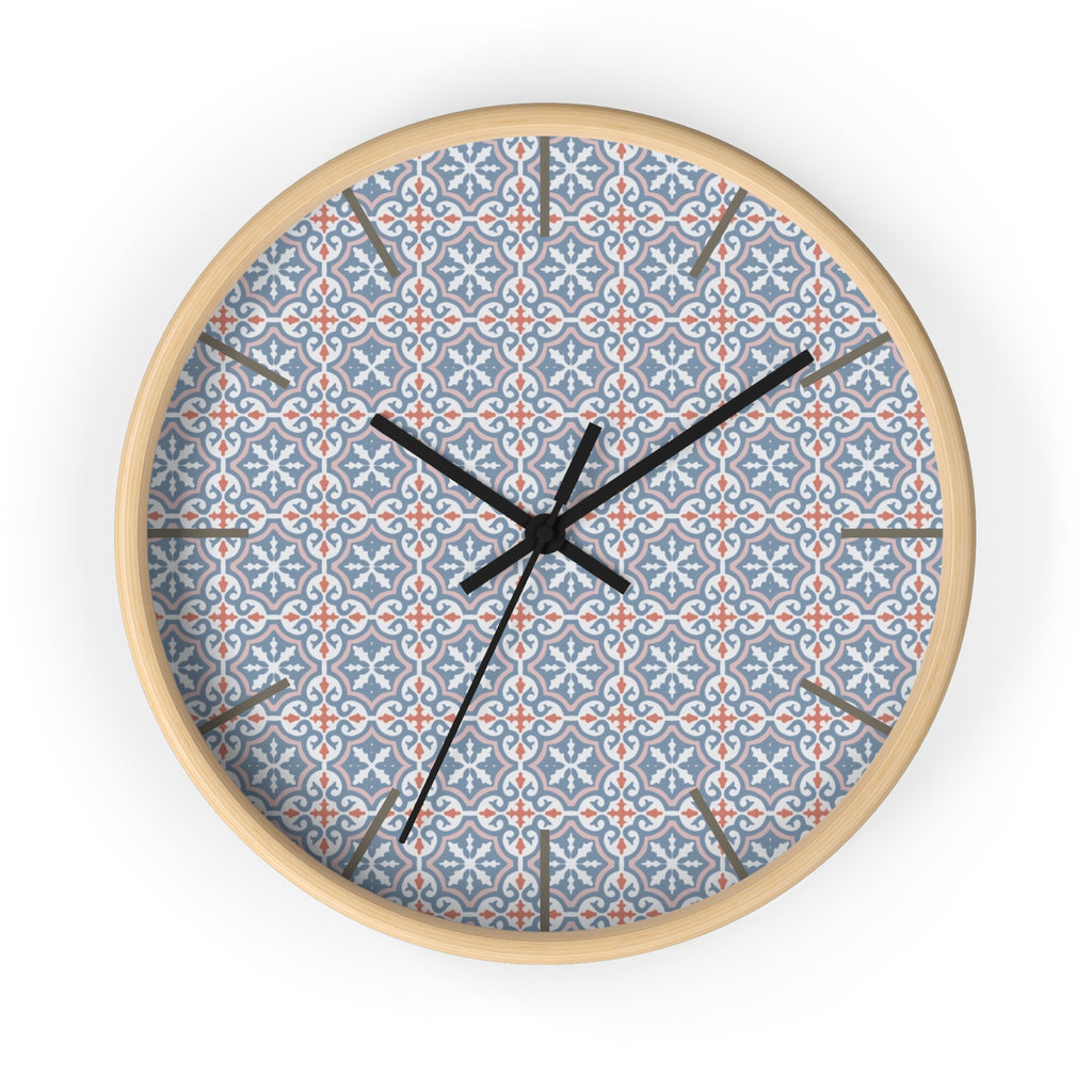 Habana Tile Wall Clock — Cuban Heritage Design