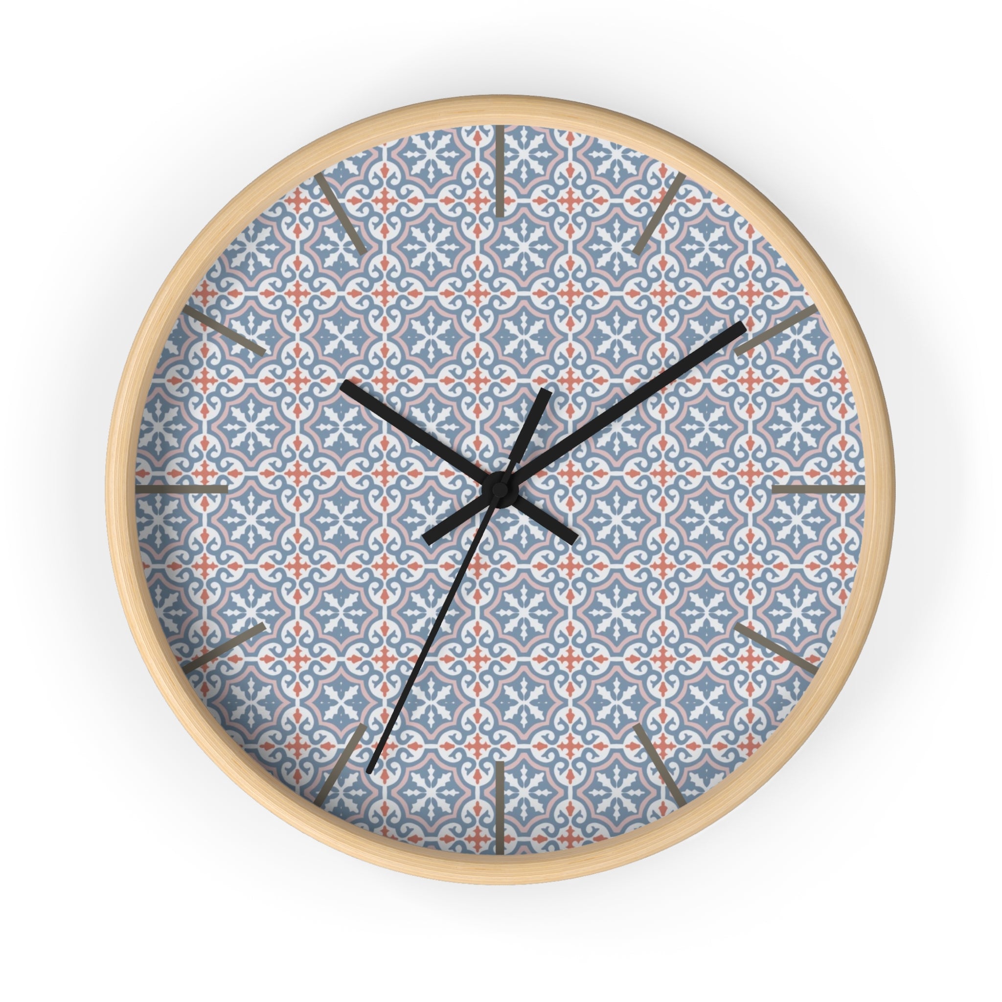 Habana Tile Wall Clock — Cuban Heritage Design