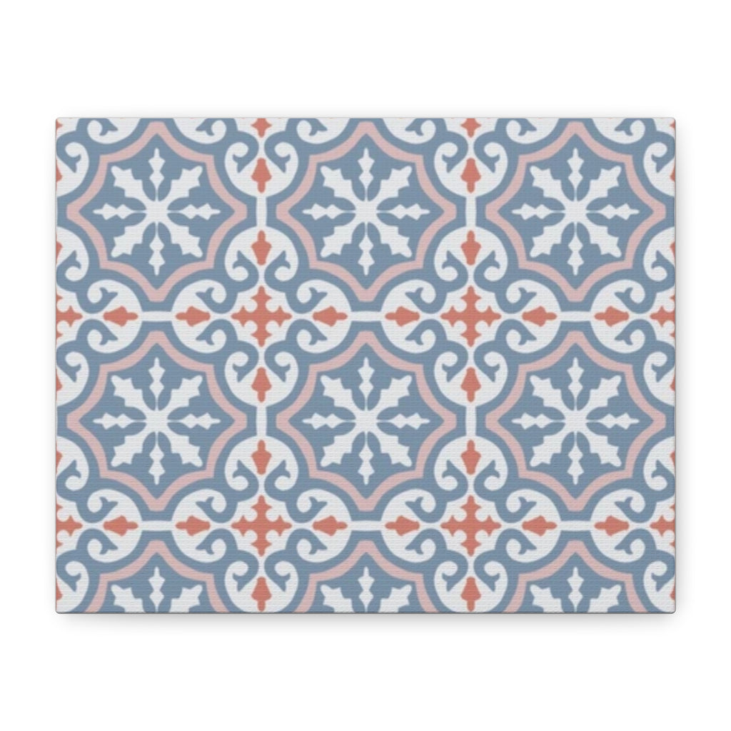 Habana Tile Matte Canvas Print — Stretched Wall Art