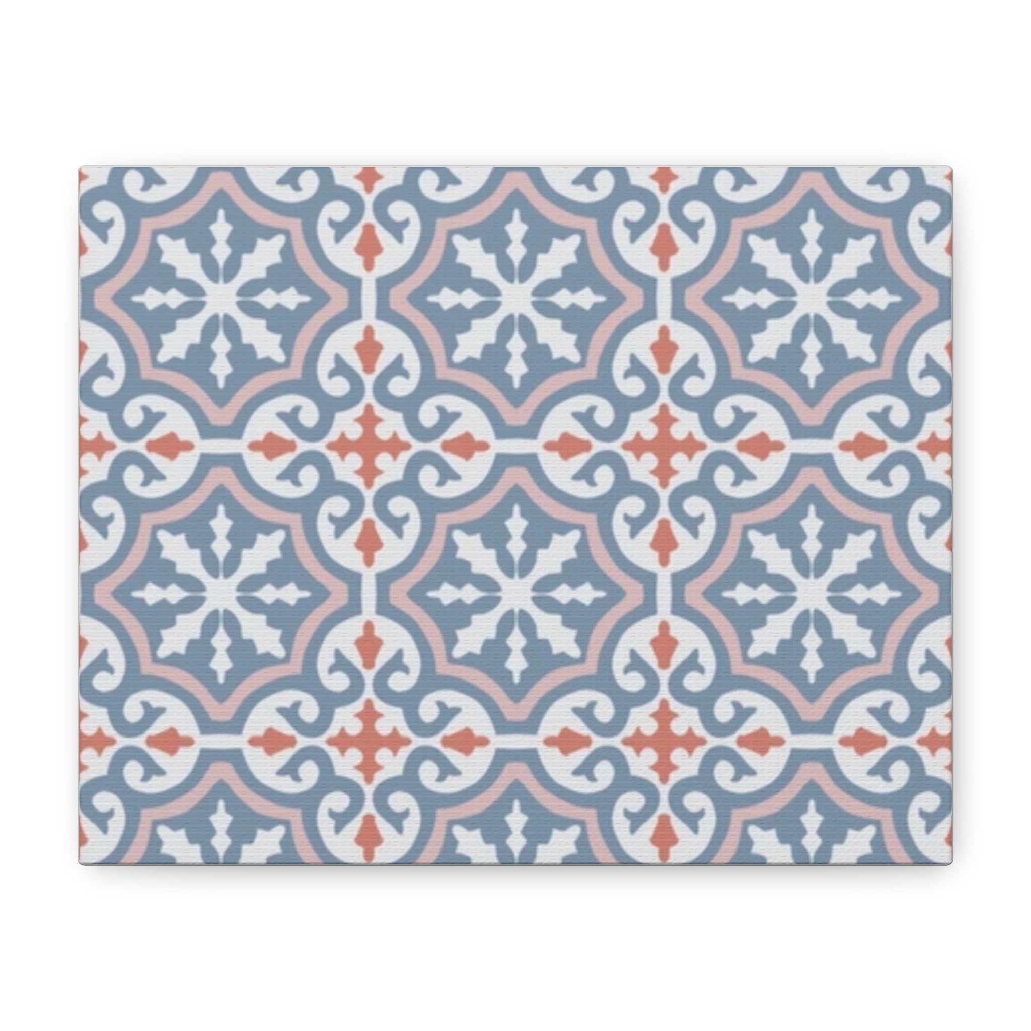 Habana Tile Matte Canvas Print — Stretched Wall Art