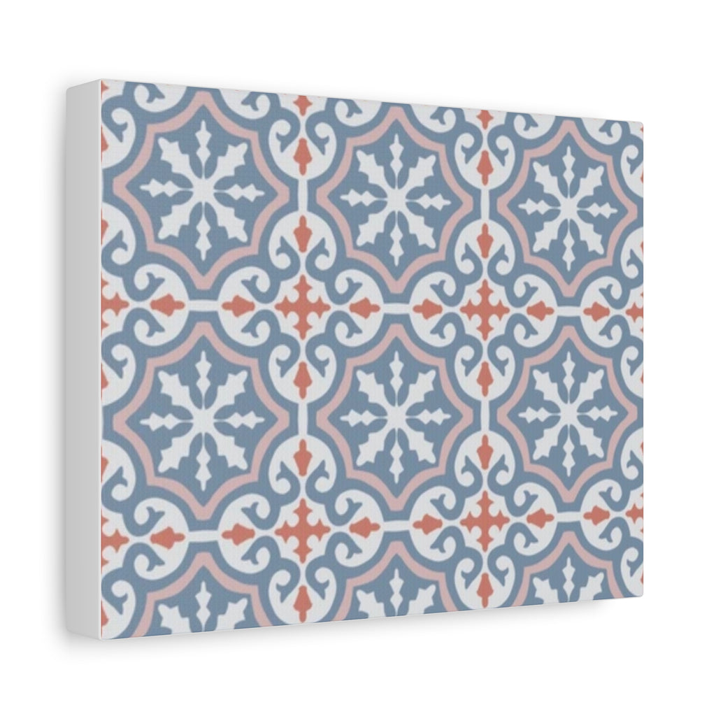 Habana Tile Matte Canvas Print — Stretched Wall Art